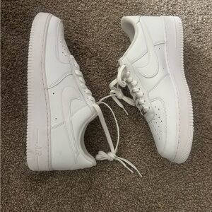 White Nike Air Force 1 Sneakers